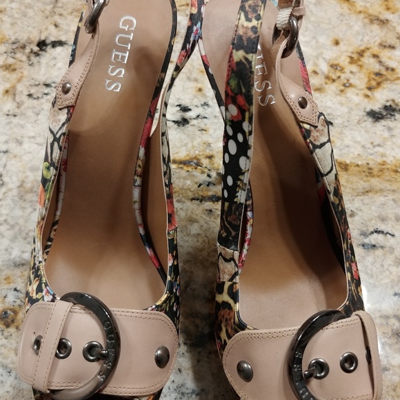 Guess High Peep Toe Heels - Picture 4 of 8